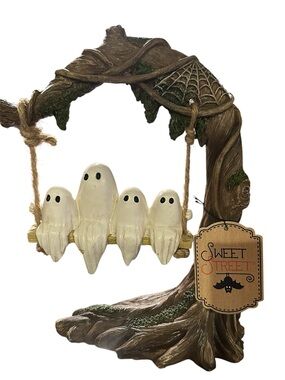 Viral Ghost Swing Halloween Decoration- Family of Four